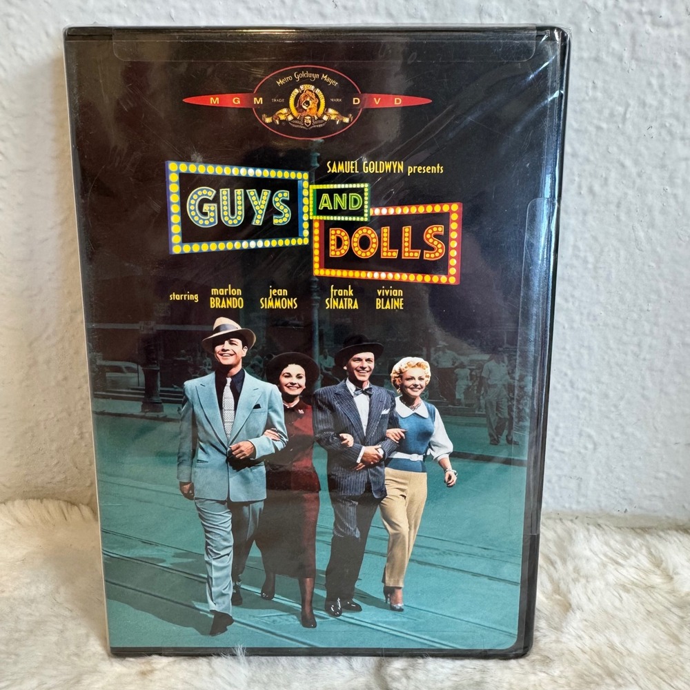 Guys and Dolls DVD Marlon Brando Frank Sinatra Musical Widescreen New Sealed